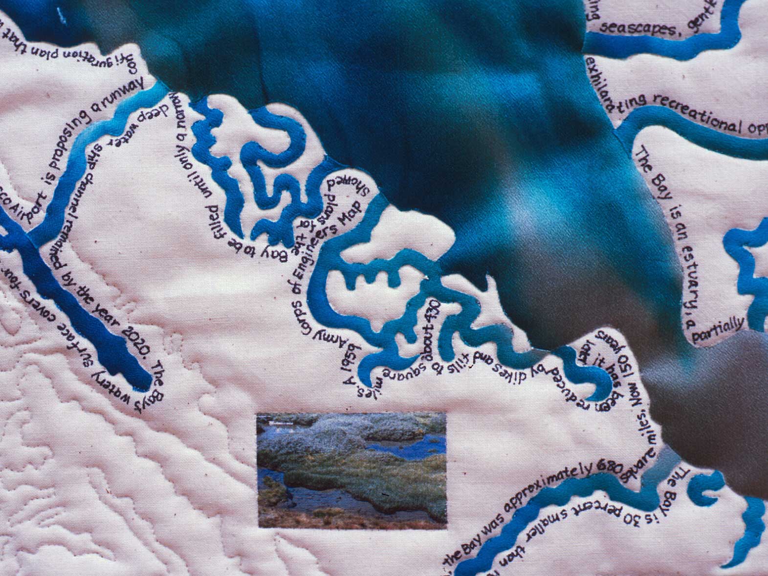 Detail image of Geography of Hope: San Francisco Bay ©2002 Linda Gass