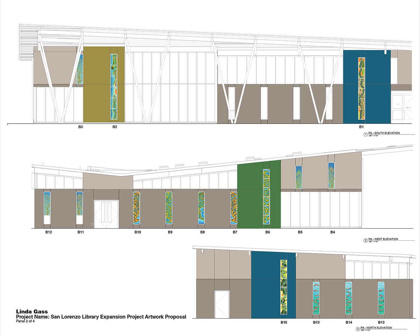 Page 2 of Design Proposal for San Lorenzo Public Library