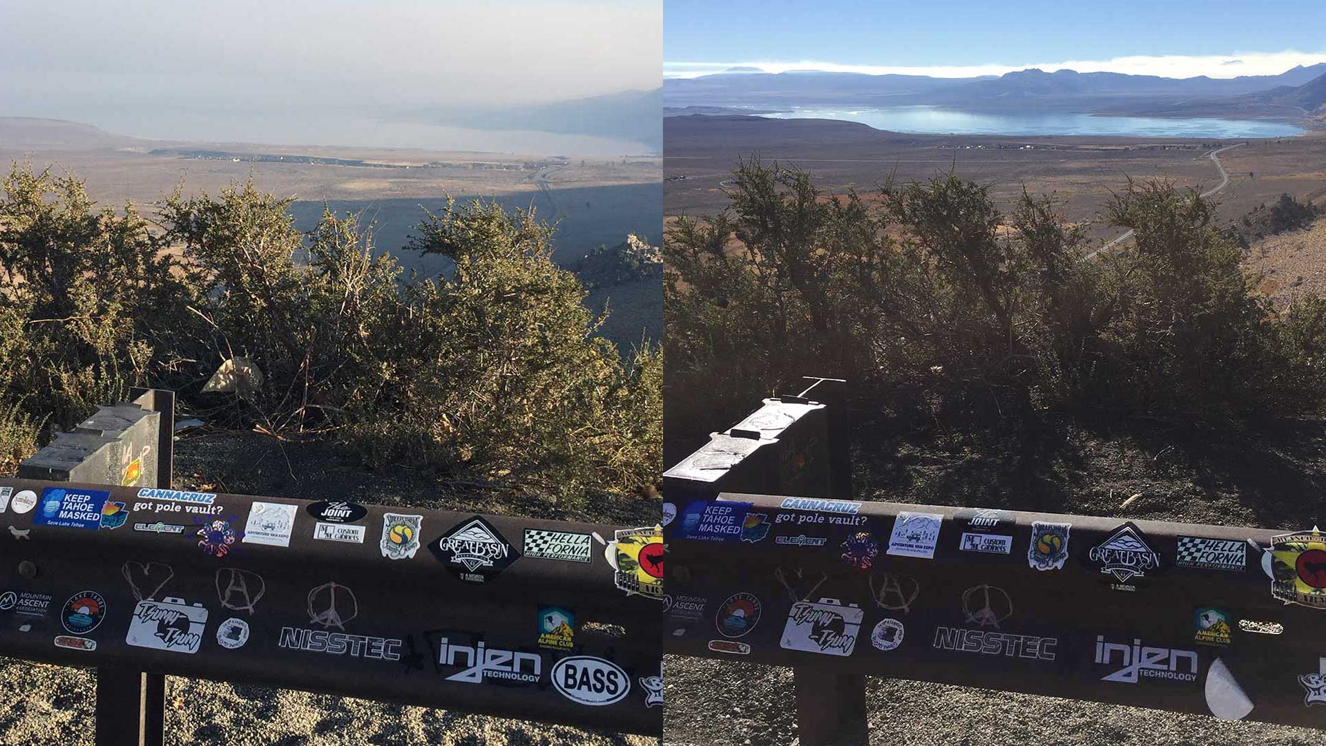 Mono Lake Smoky vs. Clear View