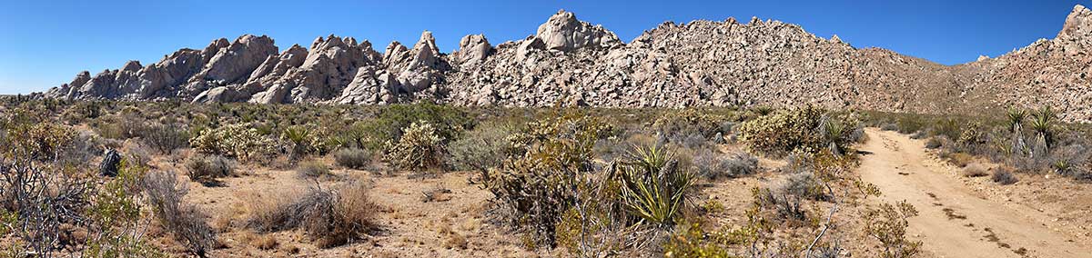 Panoramic View of the Granite Mountains