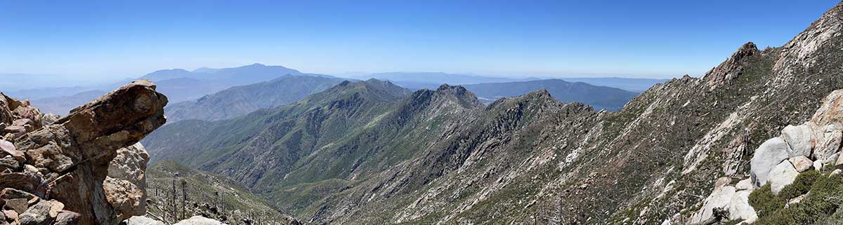 Panoramic view of ridge