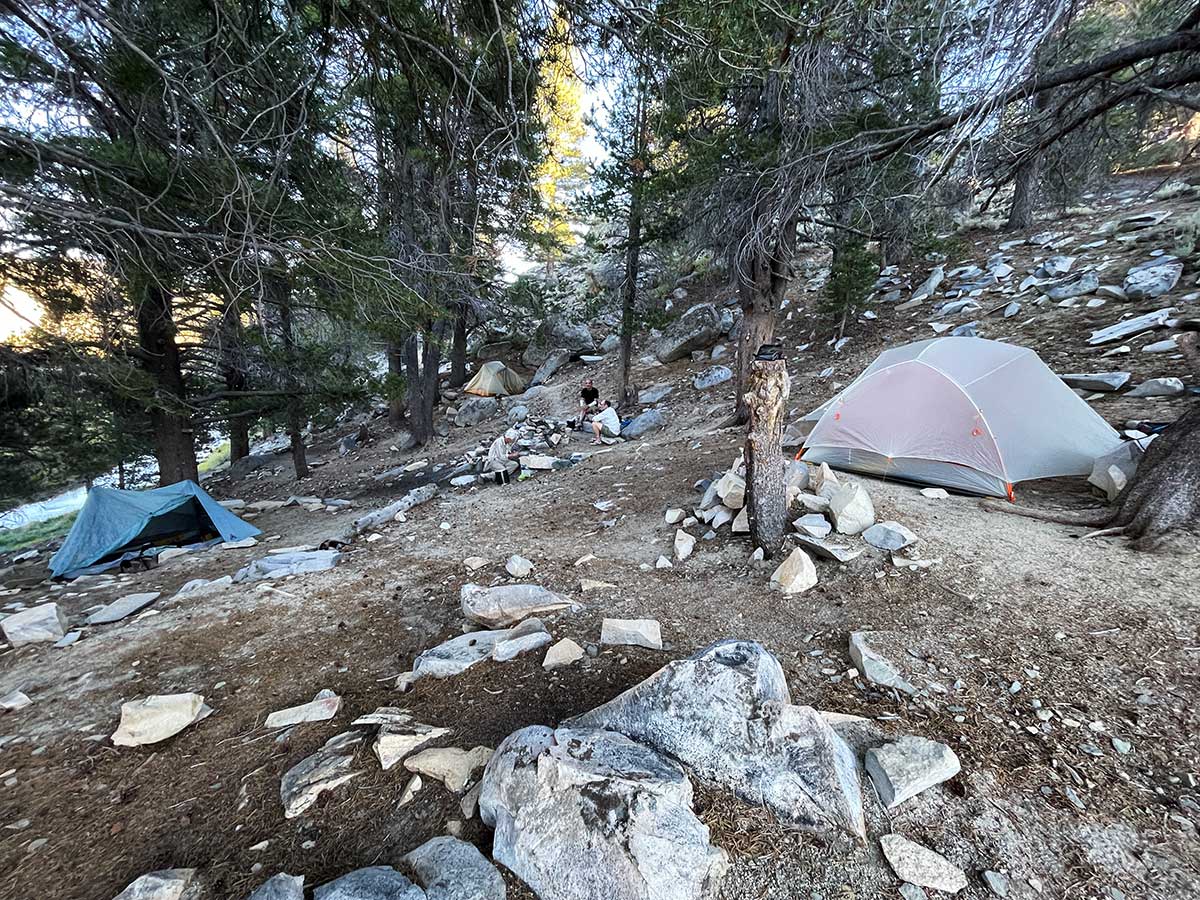 Campsite by Kern River Bridge
