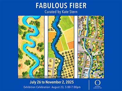 Urban Power vs. San Lorenzo Creek artwork in exhibition Fabulous Fiber